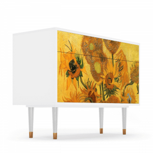Sideboard - STORYZ - BS4 Sunflowers - White