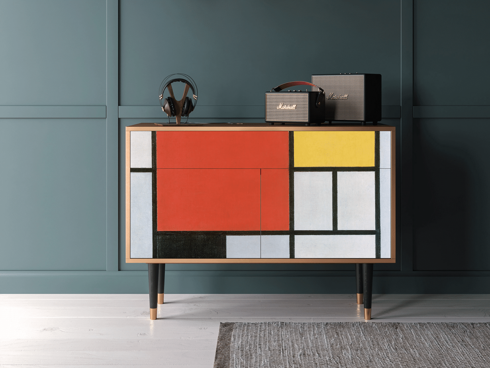 Sideboard - STORYZ - BS4 Composition - Walnut