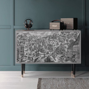 Sideboard - STORYZ - BS4 Bird Dropping - Grey
