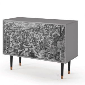 Sideboard - STORYZ - BS4 Bird Dropping - Grey