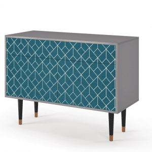 Sideboard - STORYZ - BS4 Turquoise Geometry - Grey
