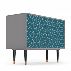 Sideboard - STORYZ - BS4 Turquoise Geometry - Grey