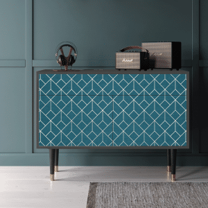 Sideboard - STORYZ - BS4 Turquoise Geometry - Antracite