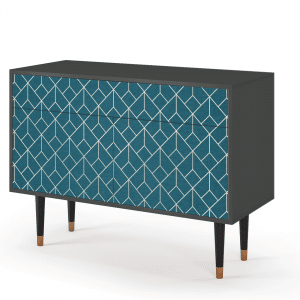 Sideboard - STORYZ - BS4 Turquoise Geometry - Antracite