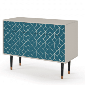 Sideboard - STORYZ - BS4 Turquoise Geometry - Sand