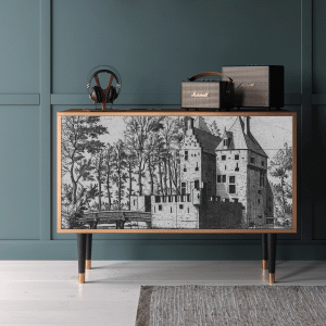 Sideboard - STORYZ - BS4 Castle with Bridge - Walnut