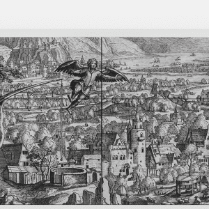 Sideboard - STORYZ - BS4 Farms in a Village - White