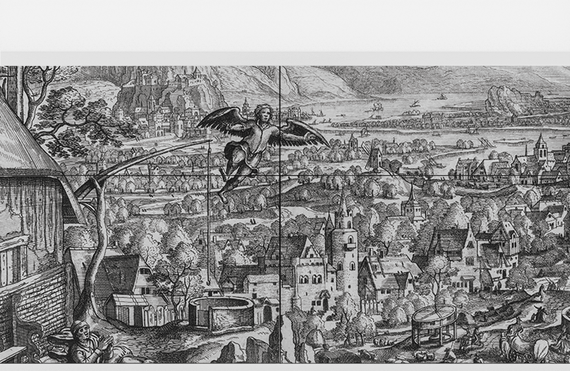 Sideboard – STORYZ – BS4 Farms in a Village – White Sideboard - STORYZ - BS4 Farms in a Village - White