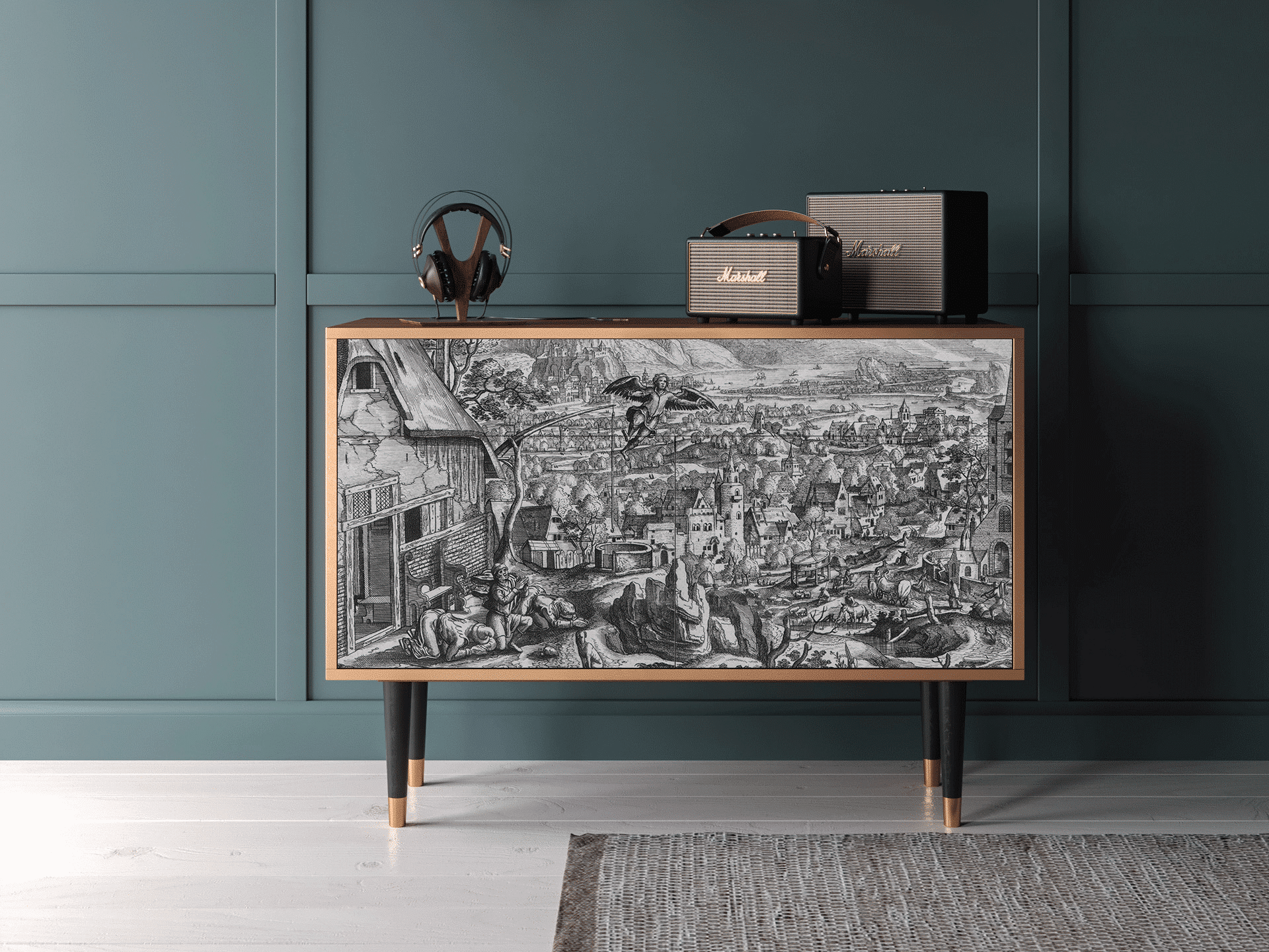Sideboard - STORYZ - BS4 Departure - Walnut