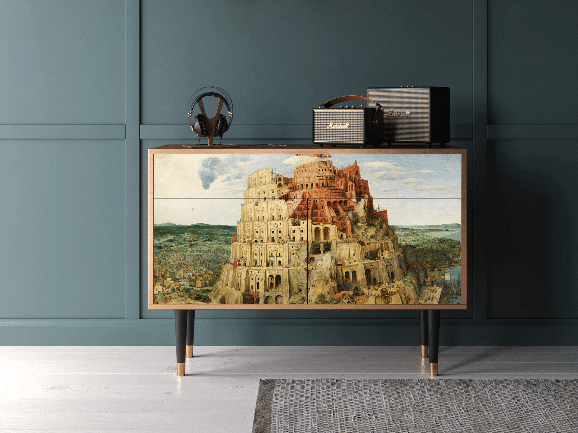 Sideboard - STORYZ - BS4 Elder The Tower - Walnut