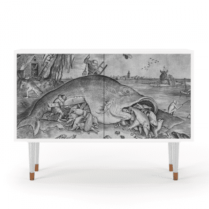 Sideboard - STORYZ - BS4 Big Fish Eat Little - White