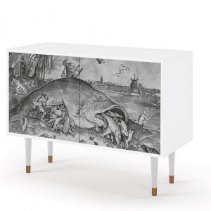 Sideboard - STORYZ - BS4 Big Fish Eat Little - White