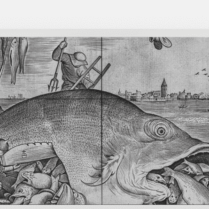Sideboard - STORYZ - BS4 Big Fish Eat Little - White