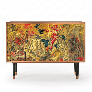 Sideboard - STORYZ - BS4 Blood by James Jean - Walnut
