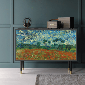 Sideboard - STORYZ - BS4 Poppy field by van Gogh - Antracite