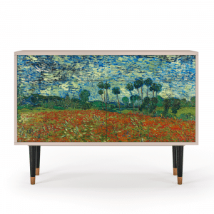 Sideboard - STORYZ - BS4 Poppy field by van Gogh - Latte