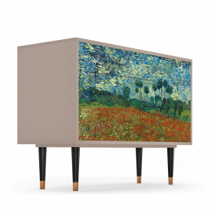 Sideboard - STORYZ - BS4 Poppy field by van Gogh - Latte