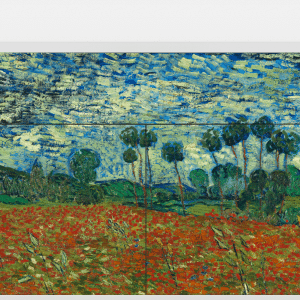 Sideboard - STORYZ - BS4 Poppy field by van Gogh - White