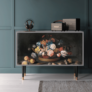 Sideboard - STORYZ - BS4 Still Life with Flowers - Grey