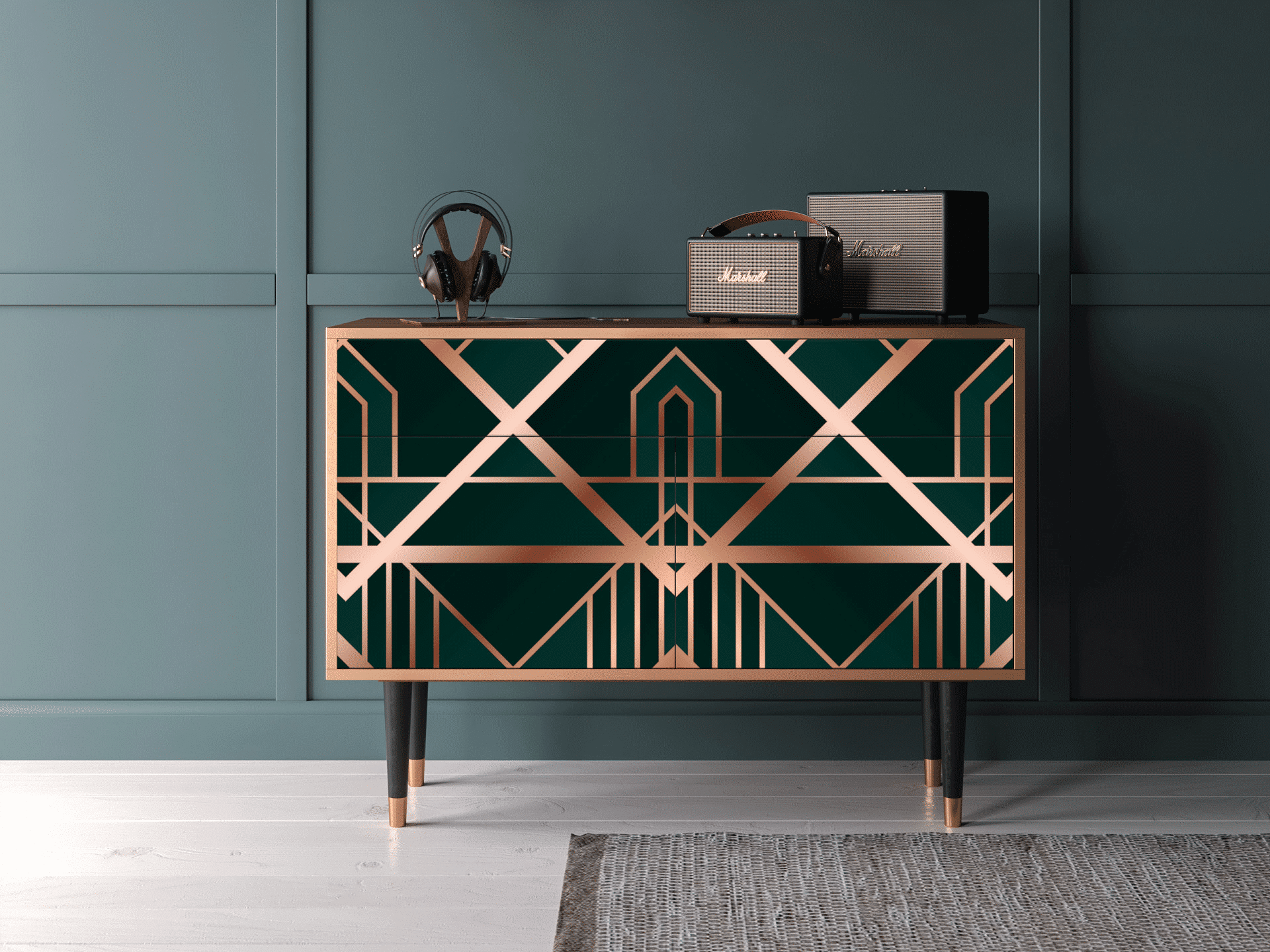 Sideboard - STORYZ - BS4 Emerald Gatsby - Walnut