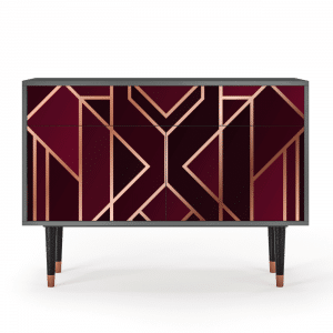Sideboard - STORYZ - BS4 Burgundy Jewelery - Antracite