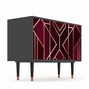 Sideboard - STORYZ - BS4 Burgundy Jewelery - Antracite