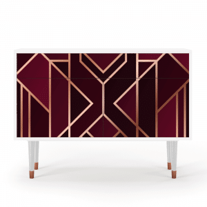 Sideboard - STORYZ - BS4 Burgundy Jewelery - White