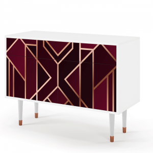 Sideboard - STORYZ - BS4 Burgundy Jewelery - White