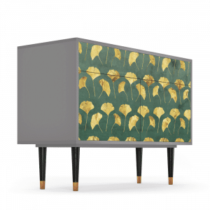 Sideboard - STORYZ - BS4 Gingko leaves - Grey