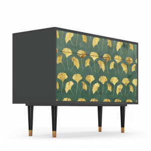Sideboard - STORYZ - BS4 Gingko leaves - Antracite