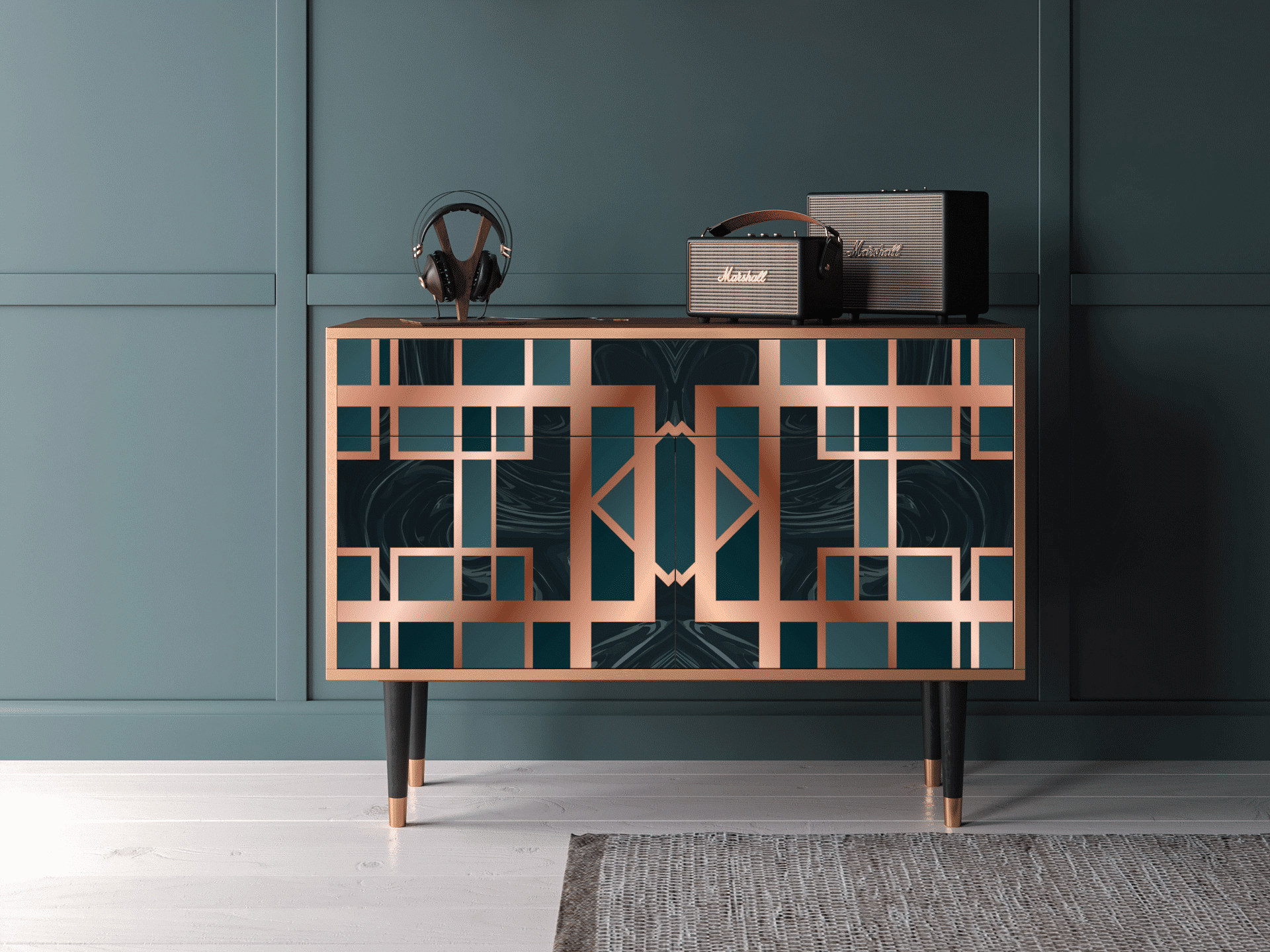 Sideboard - STORYZ - BS4 Emerald Metro - Walnut