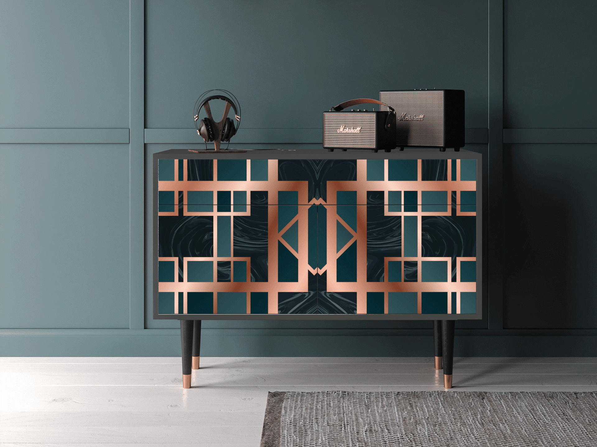 Sideboard - STORYZ - BS4 Emerald Metro - Antracite Sideboard - STORYZ - BS4 Emerald Metro - Antracite