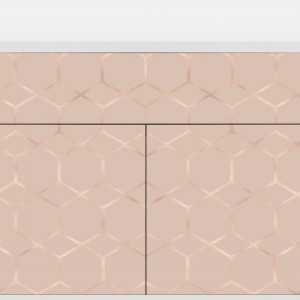 Sideboard - STORYZ - BS4 Rose Honeycomb - White