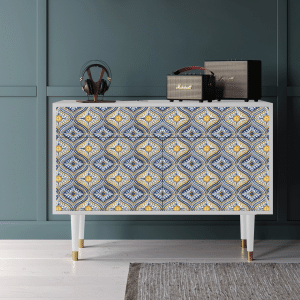 Sideboard - STORYZ - BS4 Illusory Pattern - White