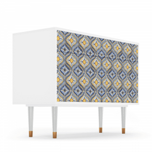 Sideboard - STORYZ - BS4 Illusory Pattern - White