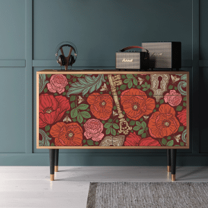 Sideboard - STORYZ - BS4 Blue Giraffe - Walnut