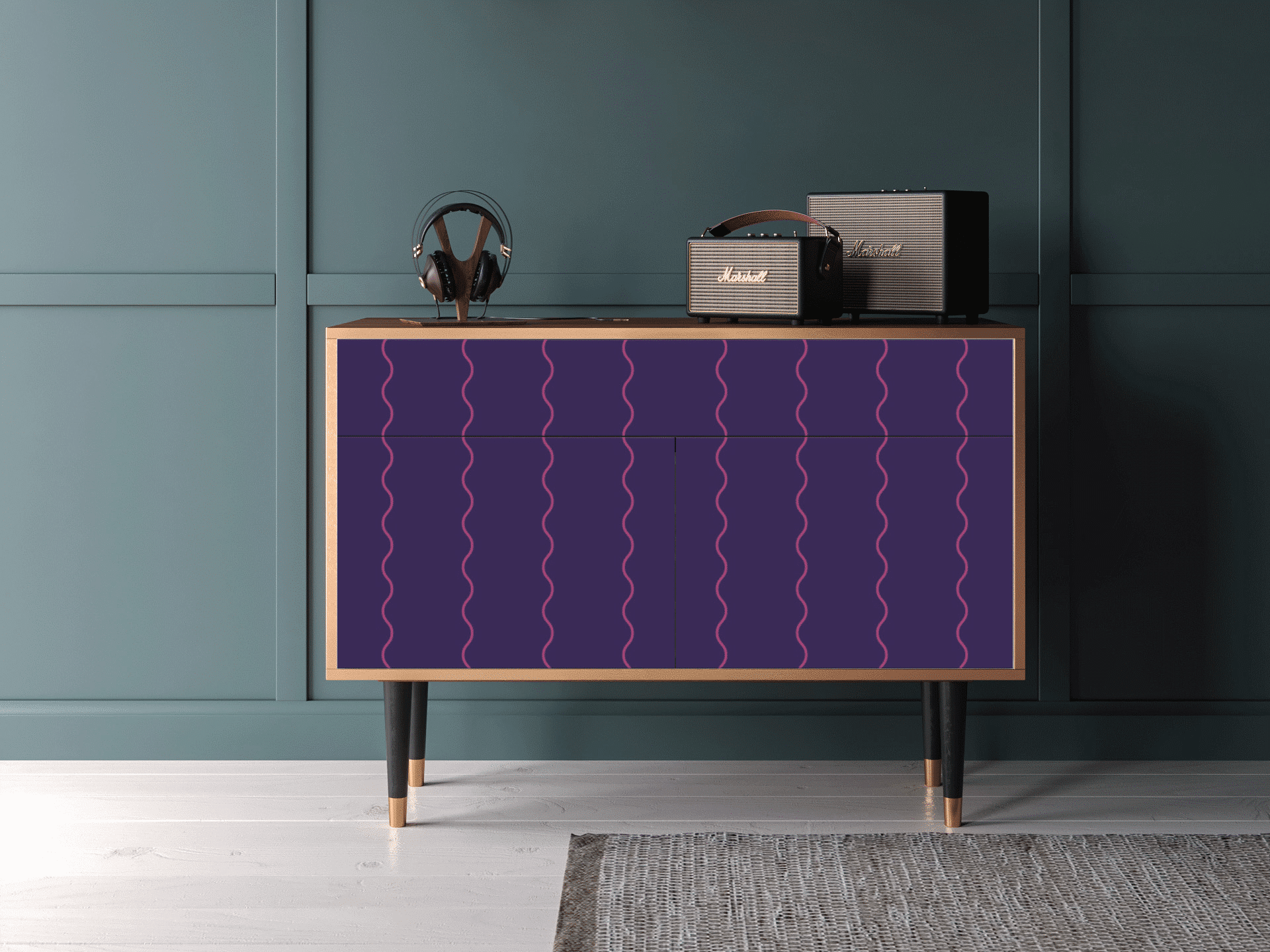 Sideboard - STORYZ - BS4 Grape Maccaroni - Sand Sideboard - STORYZ - BS4 Grape Maccaroni - Sand