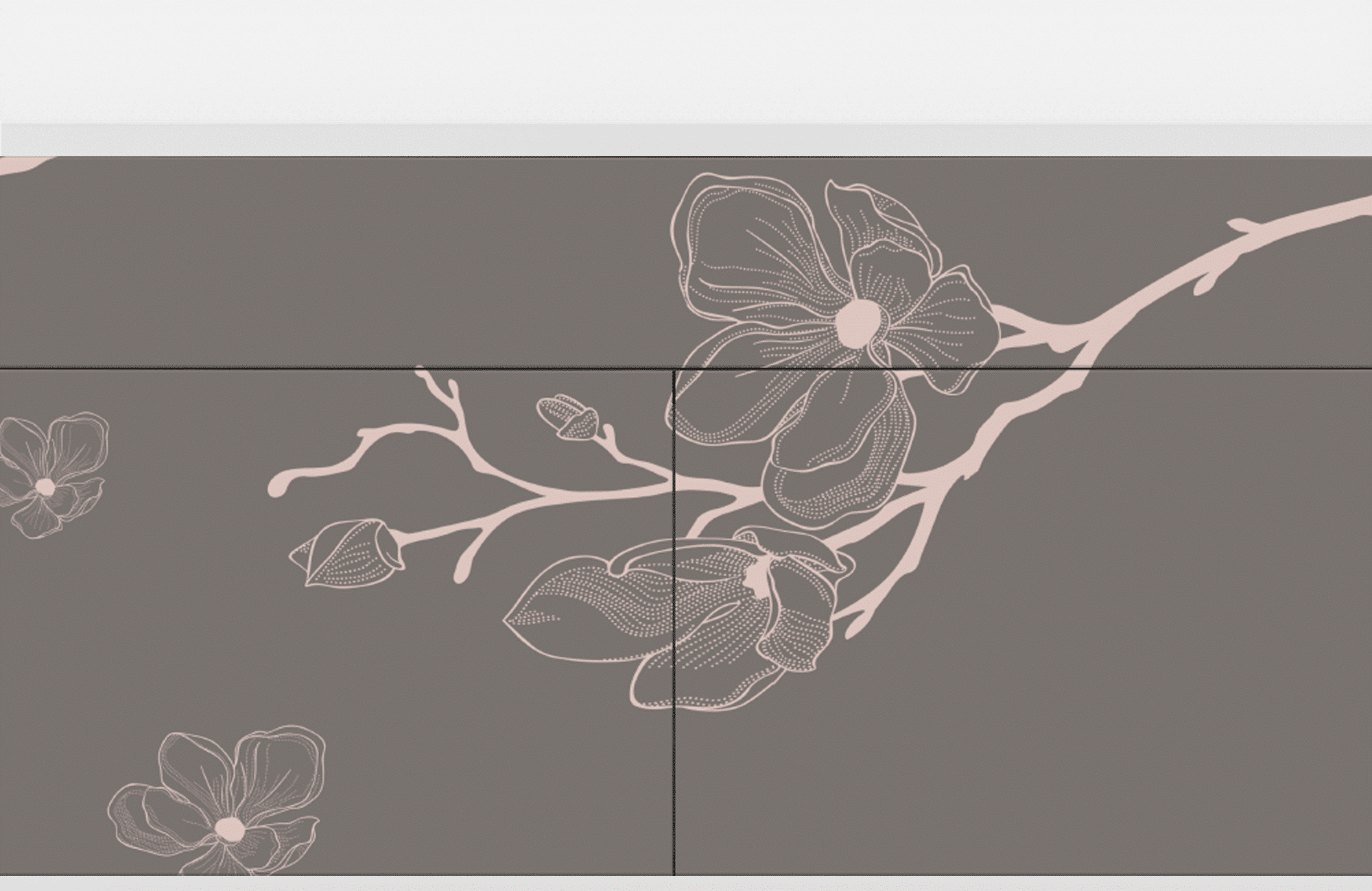 Sideboard – STORYZ – BS4 Cherry Blossom – White Sideboard - STORYZ - BS4 Cherry Blossom - White