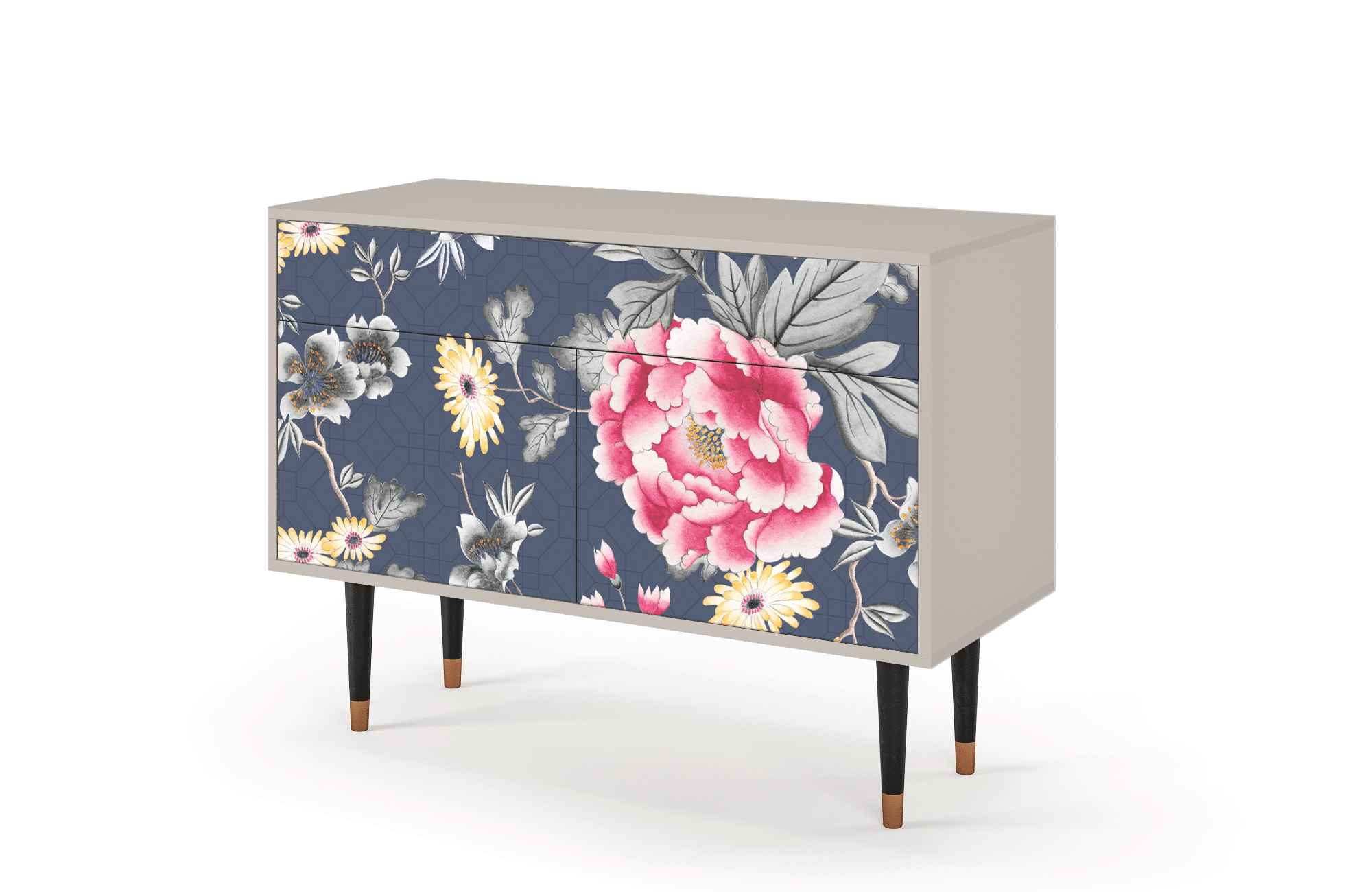 BS4_79_005 Sideboard - STORYZ - BS4 Dark Flower Bed - Sand