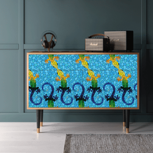 Sideboard - STORYZ - BS4 Gaudi's Lizard - Walnut