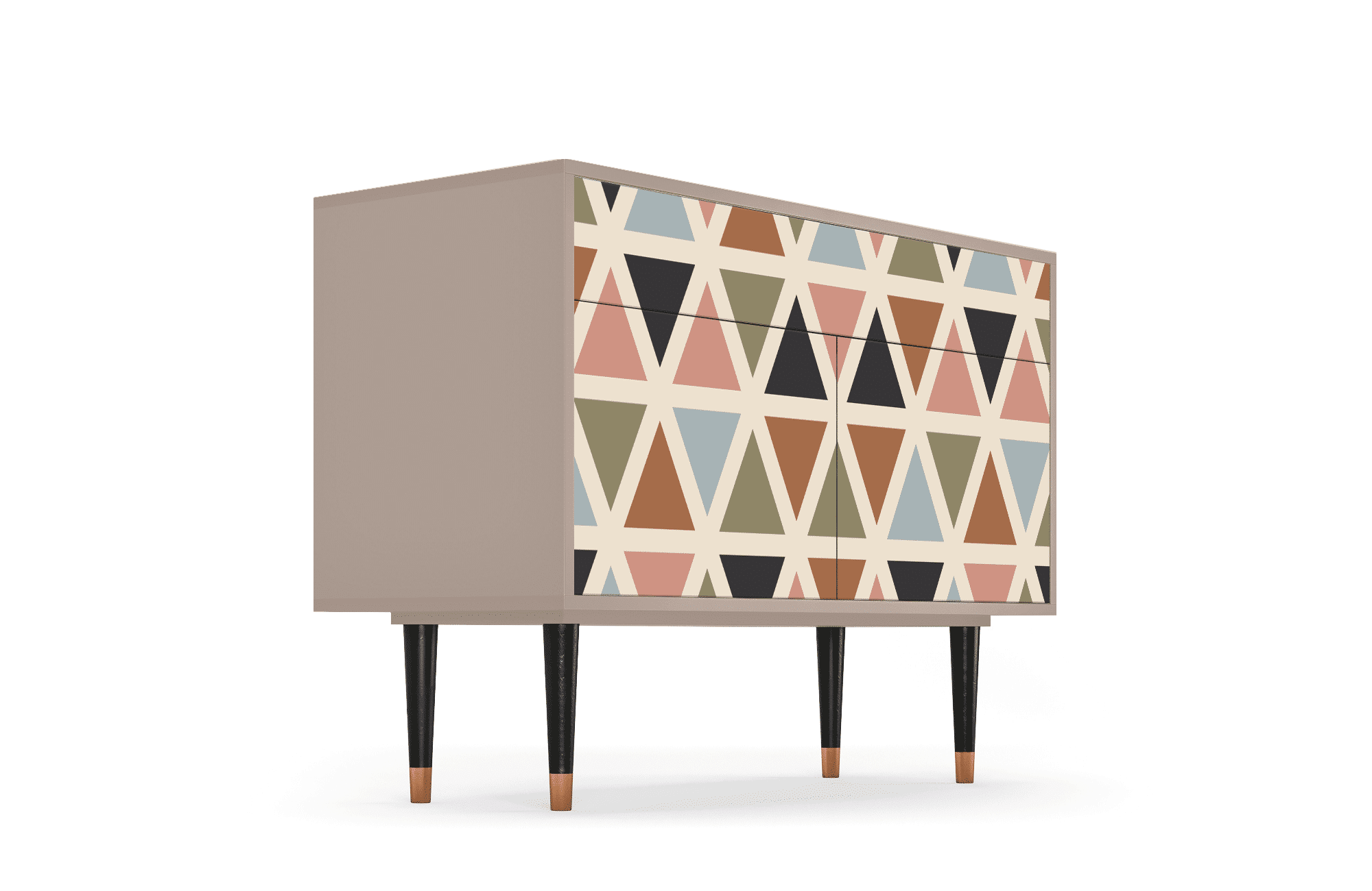 Sideboard – STORYZ – BS4 Royal Triangles – Latte Sideboard - STORYZ - BS4 Royal Triangles - Latte