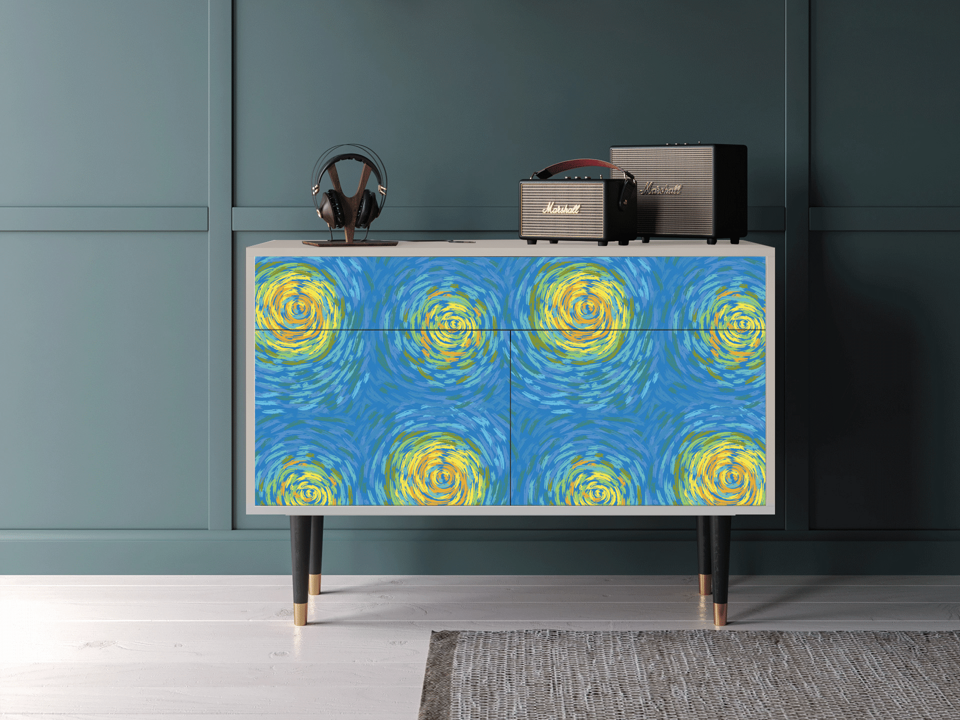 Sideboard - STORYZ - BS4 Van Gogh Lights - Sand Sideboard - STORYZ - BS4 Van Gogh Lights - Sand