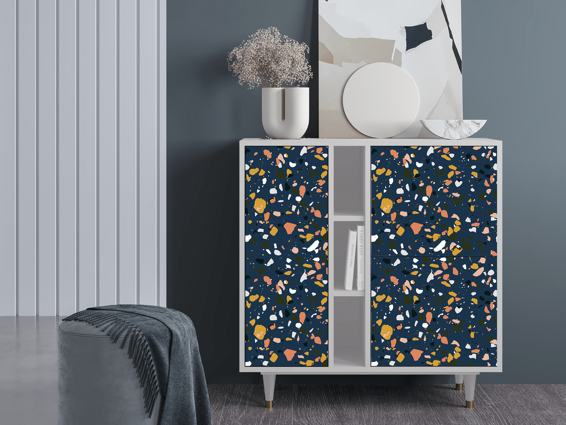 Sideboard - STORYZ - BS5 Night Sky Langhterns - White Sideboard - STORYZ - BS5 Night Sky Langhterns - White