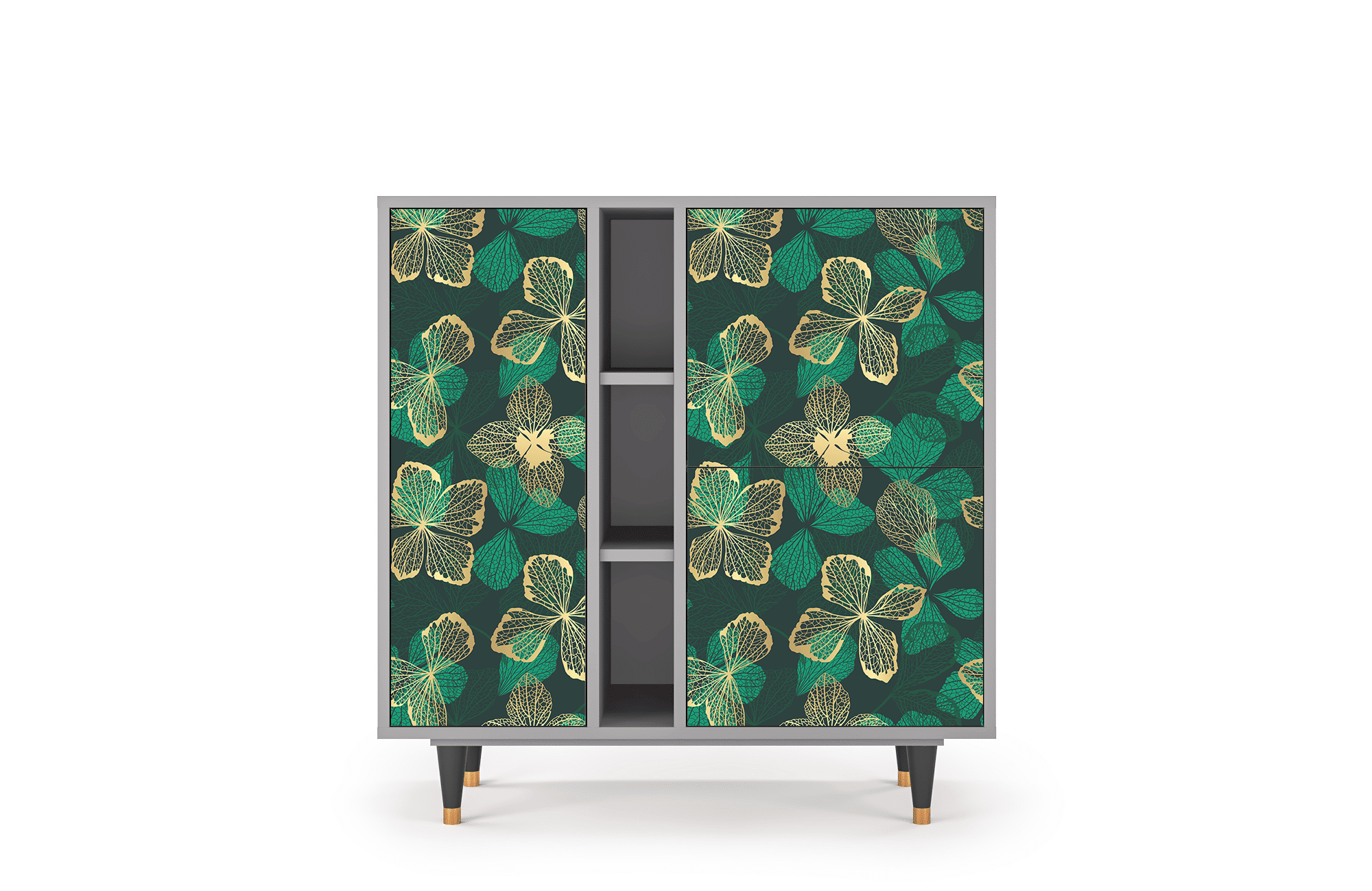 Sideboard – STORYZ – BS5 Green Flower – Grey Sideboard - STORYZ - BS5 Green Flower - Grey