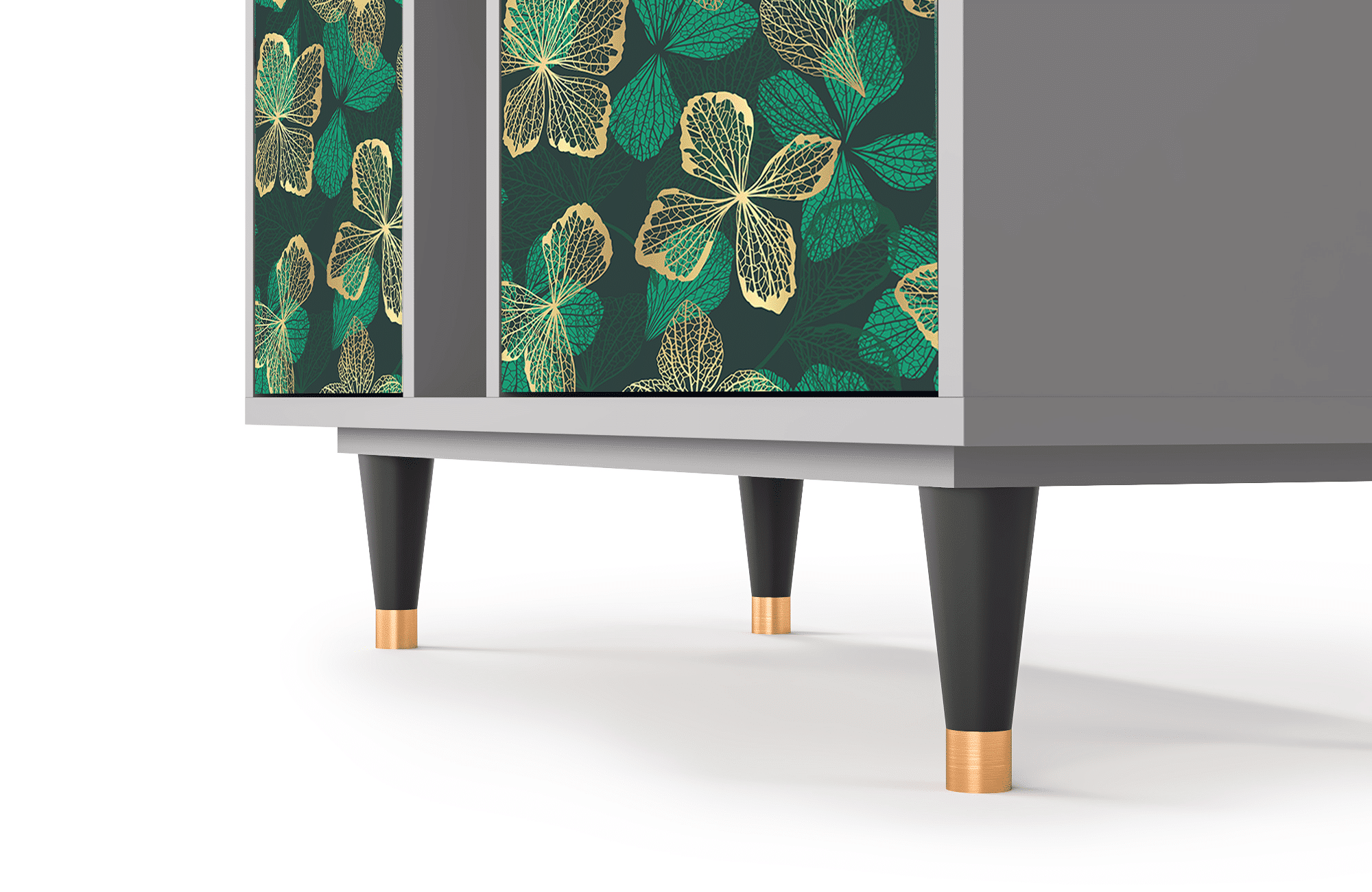 Sideboard – STORYZ – BS5 Green Flower – Grey Sideboard - STORYZ - BS5 Green Flower - Grey