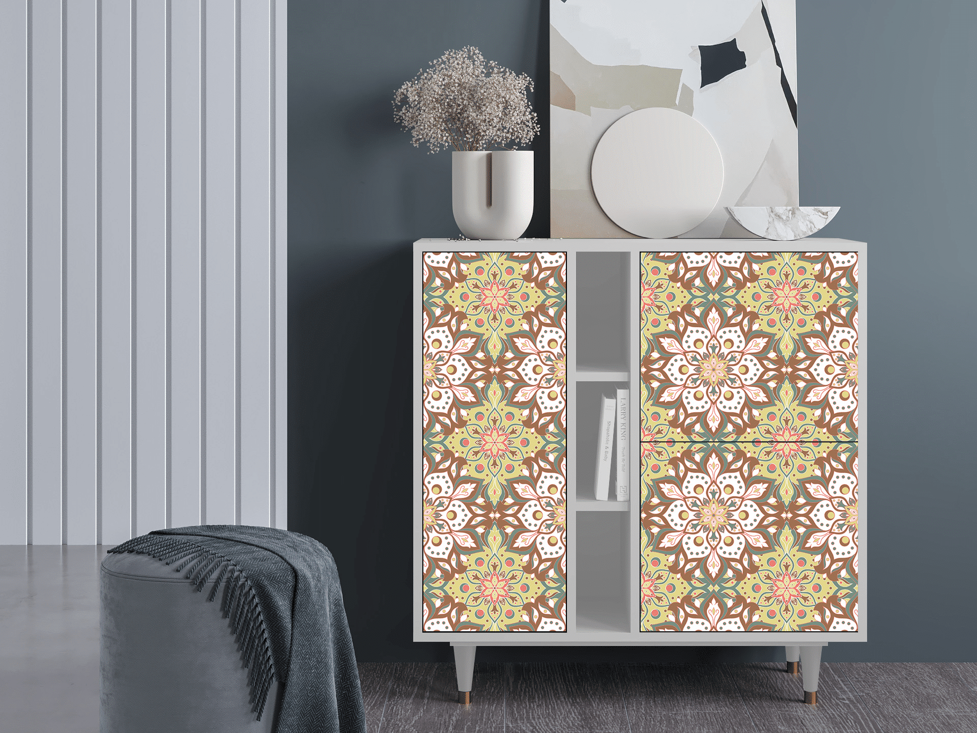 Sideboard - STORYZ - BS5 Chinese Tea - White Sideboard - STORYZ - BS5 Chinese Tea - White