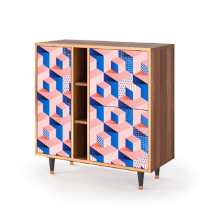 Sideboard - STORYZ - BS5 Pinky Squares - Walnut