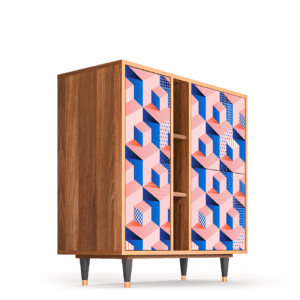 Sideboard - STORYZ - BS5 Pinky Squares - Walnut