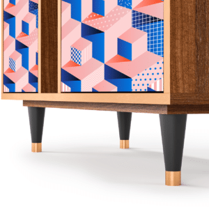 Sideboard - STORYZ - BS5 Pinky Squares - Walnut