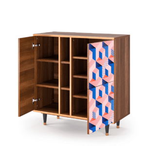 Sideboard - STORYZ - BS5 Pinky Squares - Walnut